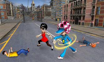 Kids Fighting Games - Gangster تصوير الشاشة 2
