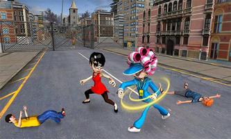 Kids Fighting Games - Gangster स्क्रीनशॉट 2