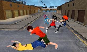 Kids Fighting Games - Gangster स्क्रीनशॉट 3