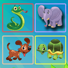 kids learning animal icône