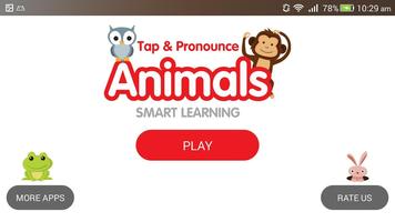 Tap & Pronounce Animals Sounds For Kids الملصق
