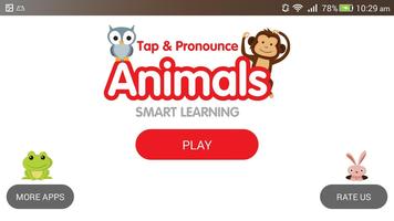 Tap & Pronounce Animals Sounds For Kids poster