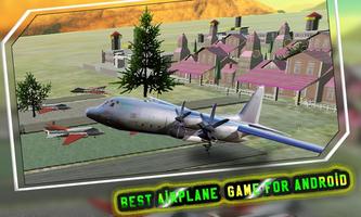 Pilot Airplane Driving Sim 3D capture d'écran 2