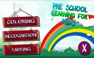 Pre School Learning for Kids poster