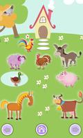 Animal sounds for kids ảnh chụp màn hình 1