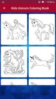 Unicorn coloring book for kids - Kids Game screenshot 2