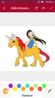 Unicorn coloring book for kids - Kids Game capture d'écran 3