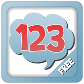 Toddler numbers 123 &amp; counting icon