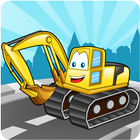 Cars and trucks for kids أيقونة