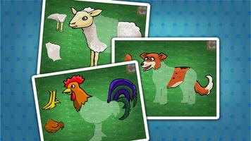 Kids farm animals puzzle screenshot 1