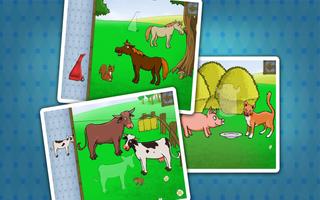 Kids farm animals puzzle 스크린샷 2