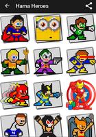 Hama Superheroes Affiche