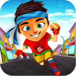 Boy Rush Run In  Road City