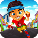 Boy Rush Run In  Road City APK