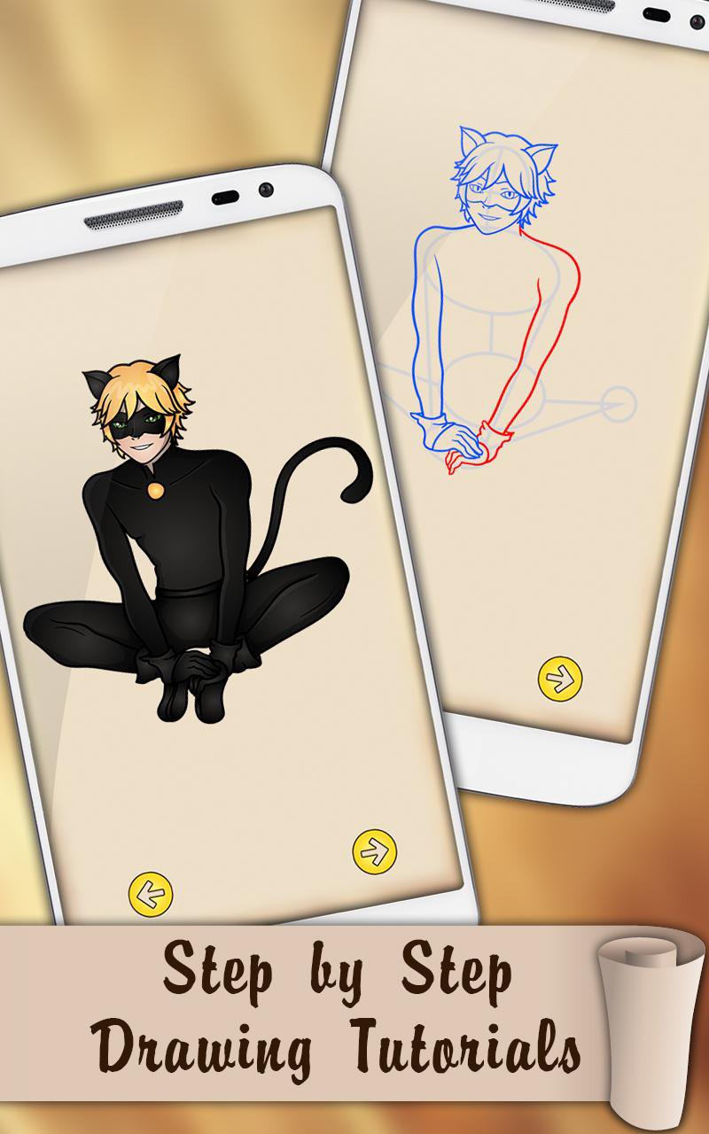 Download Easy Draw Ladybug and Cat Noir Latest Version 1.0 Android APK File