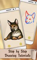 Draw Cute Puppies and Dogs syot layar 2