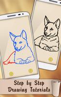 Draw Cute Puppies and Dogs syot layar 3