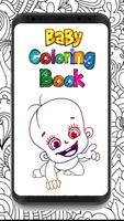 Baby Cute Coloring Books Affiche