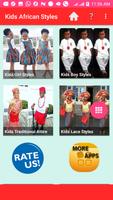 Kids African Styles Poster