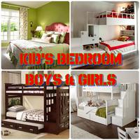 Poster Kid's Bedroom Boys and Girls