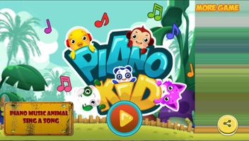 Piano Music Animal Sing a Song Affiche