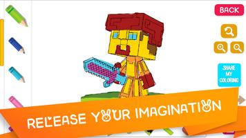 Block Coloring for Minecraft Affiche