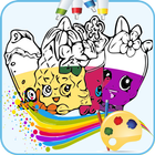 Kids Coloring Game For Shopkin icône