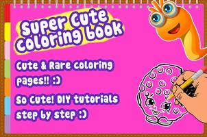 Coloring book for Shopkin پوسٹر