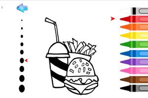 Kids Coloring Food স্ক্রিনশট 3