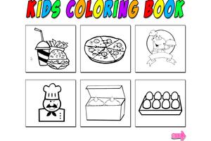 Kids Coloring Food স্ক্রিনশট 1