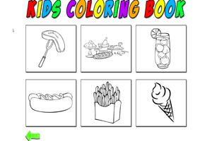 Kids Coloring Food capture d'écran 2
