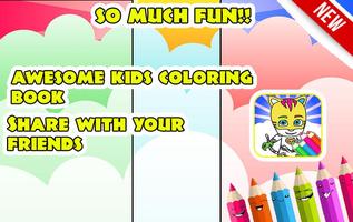 1 Schermata Kid Coloring Guide for pj mask