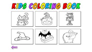 Kids Coloring Halloween capture d'écran 2