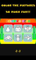 Kids Coloring Book Game Free! Affiche