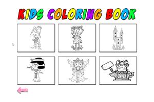 Kids Coloring Princesa imagem de tela 1