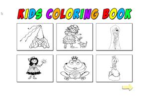 Kids Coloring Princesa imagem de tela 2