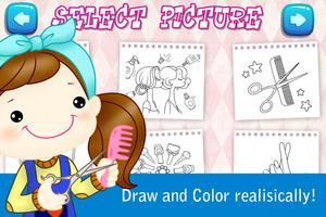 Spa Salon Kids coloring - Beauty Salon Baby Colors screenshot 1
