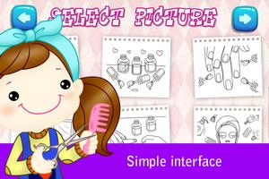 Spa Salon Kids coloring - Beauty Salon Baby Colors screenshot 2