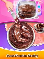 Chocolate Cake - Sweet Desserts Food Maker تصوير الشاشة 1
