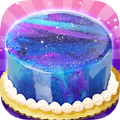 ”Galaxy Mirror Glaze Cake - Sweet Desserts Maker