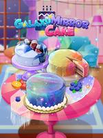 برنامه‌نما Galaxy Mirror Glaze Cake - Sweet Desserts Maker عکس از صفحه