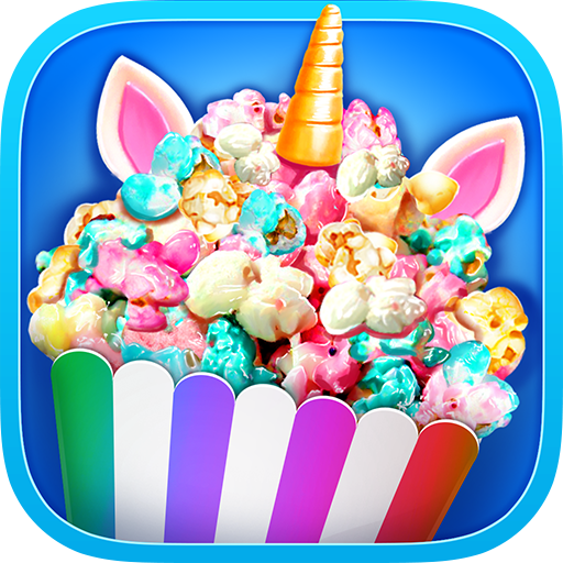 Unicorn Rainbow Popcorn Party - Unicorn Food