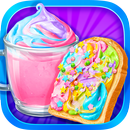 Unicorn Treats - Sweet Hot Chocolate & Toast Maker APK