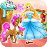 Princess Dress Up Unicorn Pony Care icono