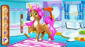 Princess Dress Up Unicorn Pony Care скриншот 1