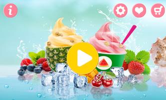 Ice Frozen Yogurt Maker Affiche