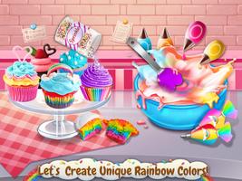 Rainbow Desserts Bakery Party 스크린샷 2