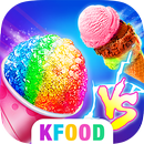 Cone de Neve VS Sorvete - Unicorn Icy Food Battle! APK