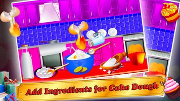 人形 ケーキ メーカー 料理 ゲーム スクリーンショット 1
