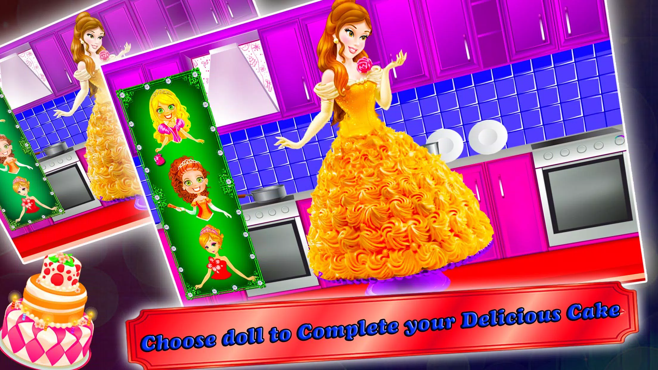 Jogo Princesa Boneca Bolo de Chocolate: Chef Boneca de  Cozinha::Appstore for Android